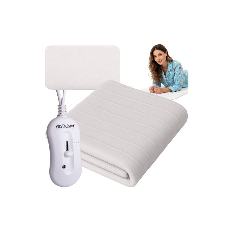 Manta eléctrica 150x80cm Ruhhy para bebé, suave y calentita