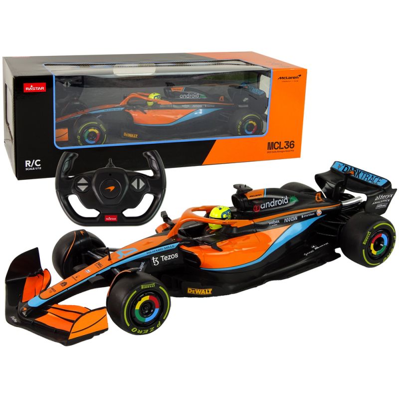 Coche de Carreras RC McLaren F1 Naranja 1:12