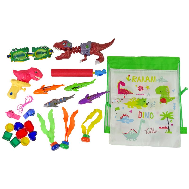 Juego de Juguetes de Buceo con Dinosaurios