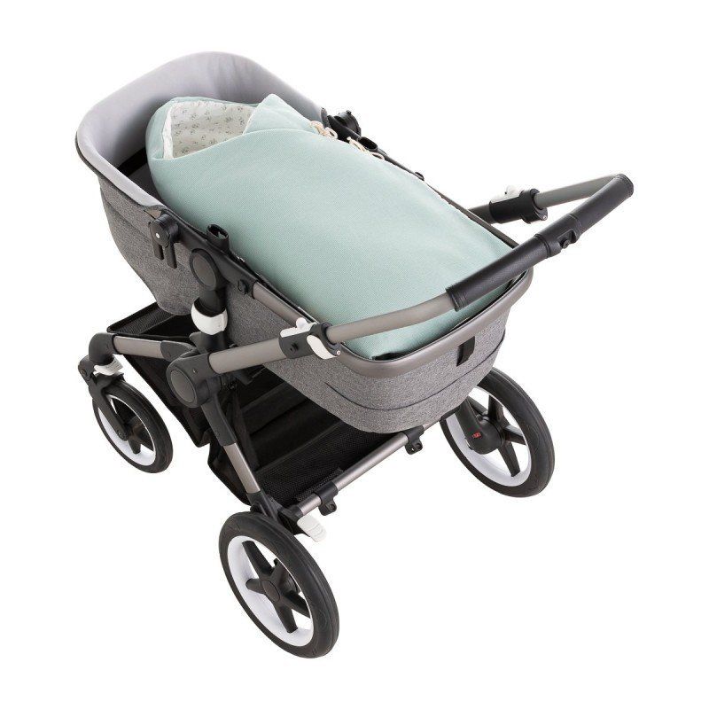 Saco Capazo Cruzado Revers. Mini Pio Mint 40x80x5 Cm - Cambrass