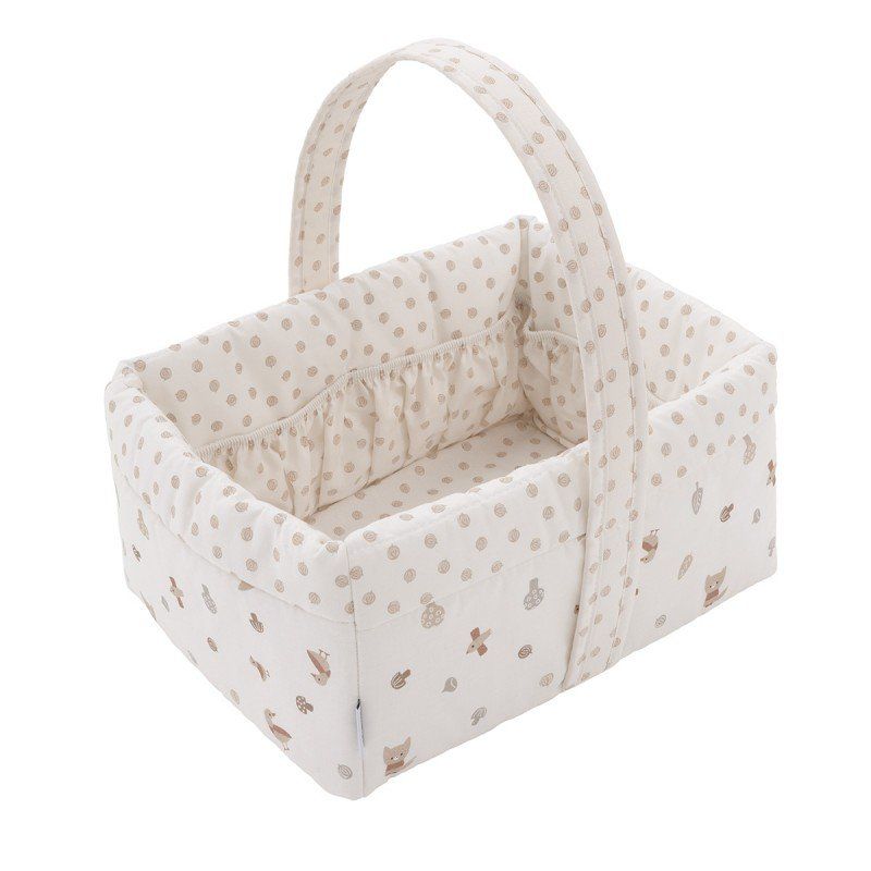 Cesta Canastilla 22.5x29x29 Cm Senda Beige - Cambrass