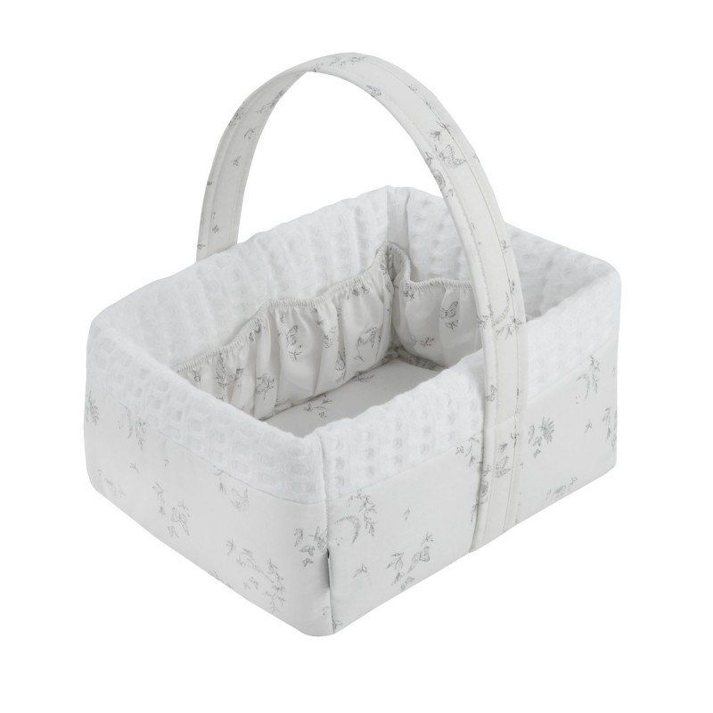 Cesta Canastilla 22.5x29x29 Cm Merlo Crudo - Cambrass