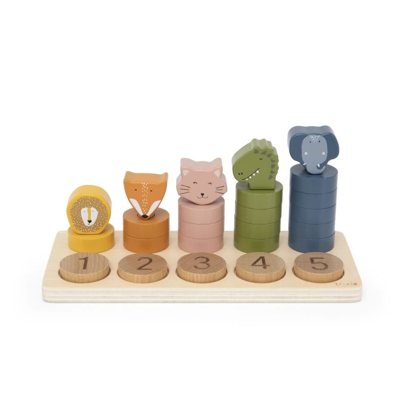 Puzle de Madera para Contar del 0-5 Trixie