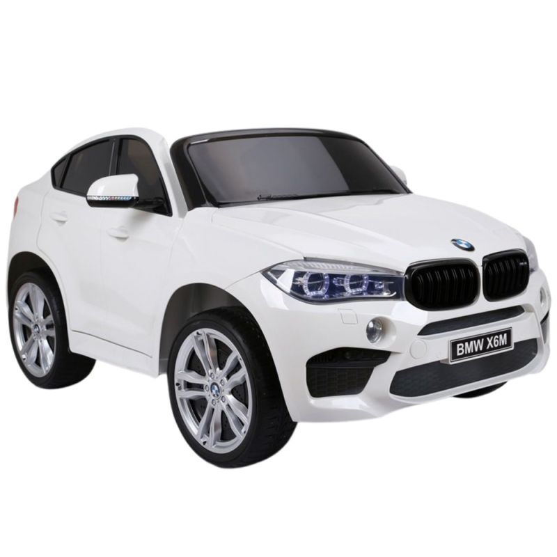 Coche Eléctrico Infantil BMW X6M Blanco con Control Remoto