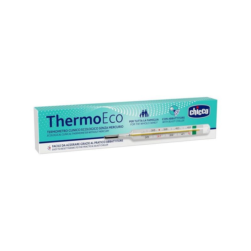 Termómetro de Cristal Ecológico Chicco - Precisión y Versatilidad