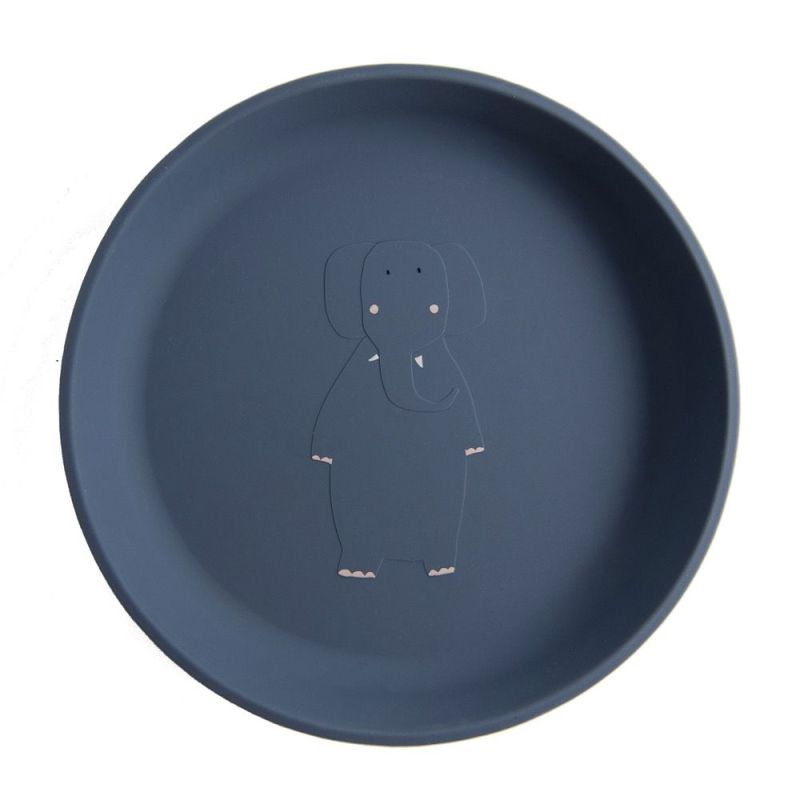 Plato de Silicona Mrs. Elephant de Trixie - Ideal para Bebés