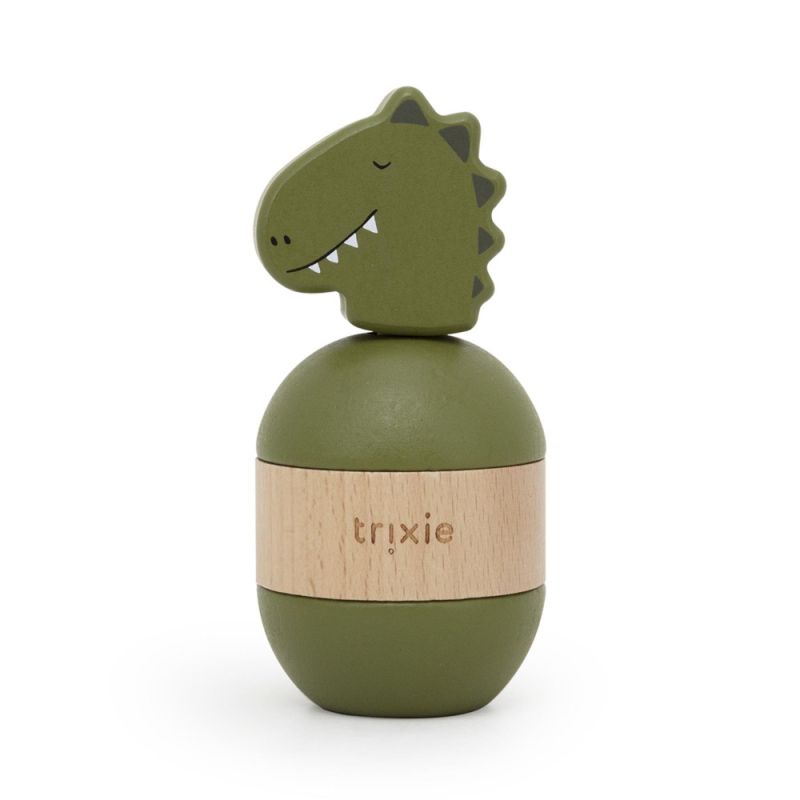 Apilador de sonajeros de madera Trixie Mr. Dino