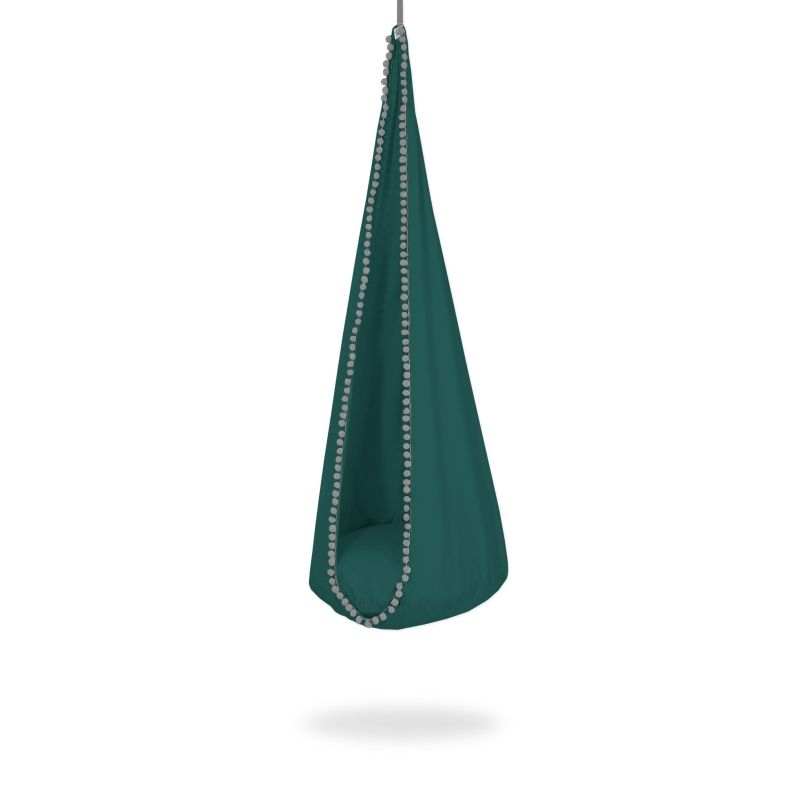 Hamaca Colgante Cocoon My Sweet Baby en Verde Botella