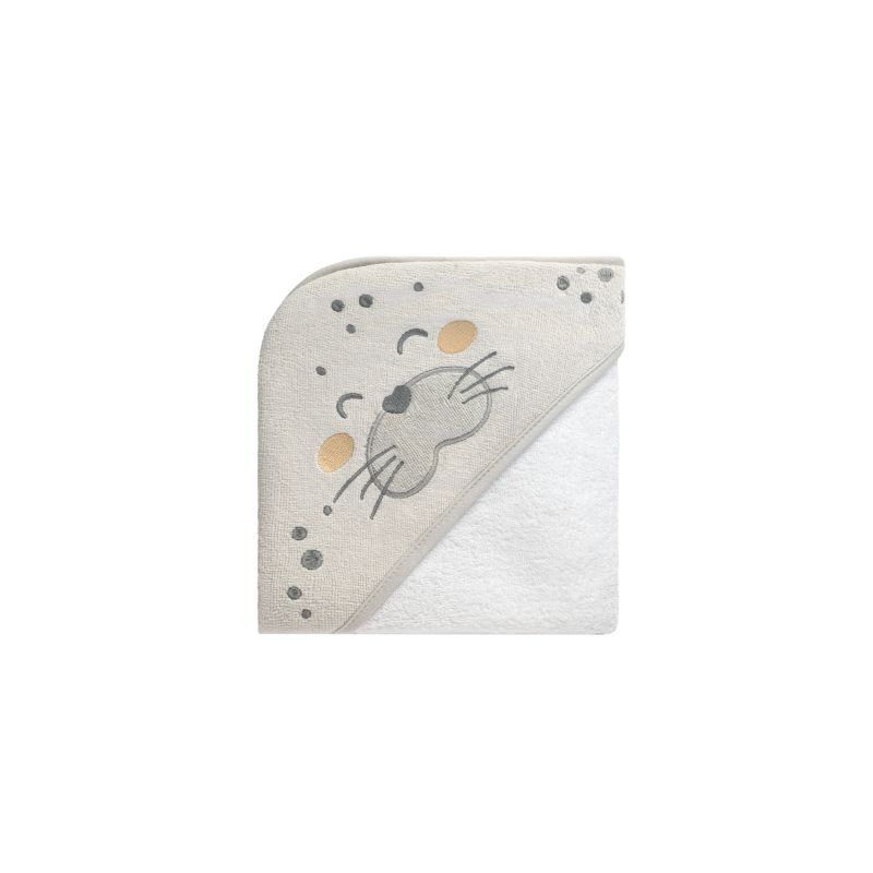 Toalla con capucha Kikkaboo Seally Me 90x90 cm