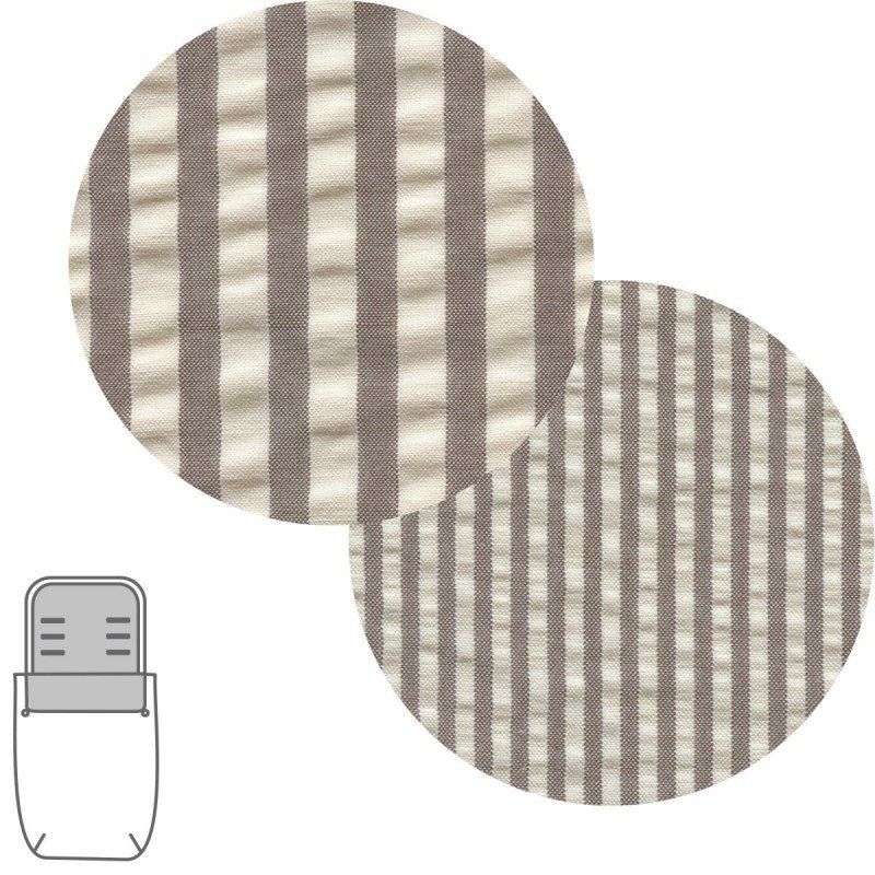 Saco Capazo + Colchoneta Derby Beige 35x80x6 Cm - Cambrass