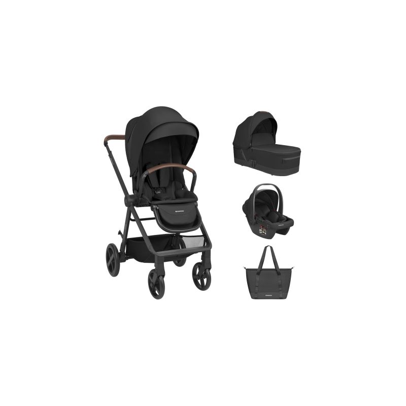 Carrito de bebé 3en1 Mia Negro Kikkaboo