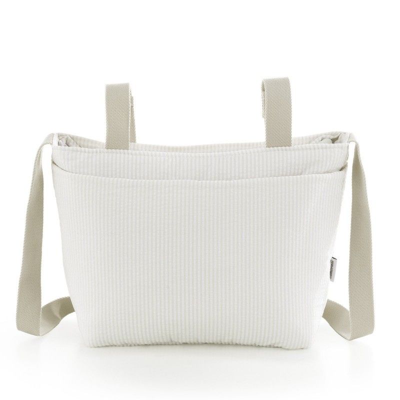 Bolso organizador XL Regent Cambrass, crema · 38 x 28 cm