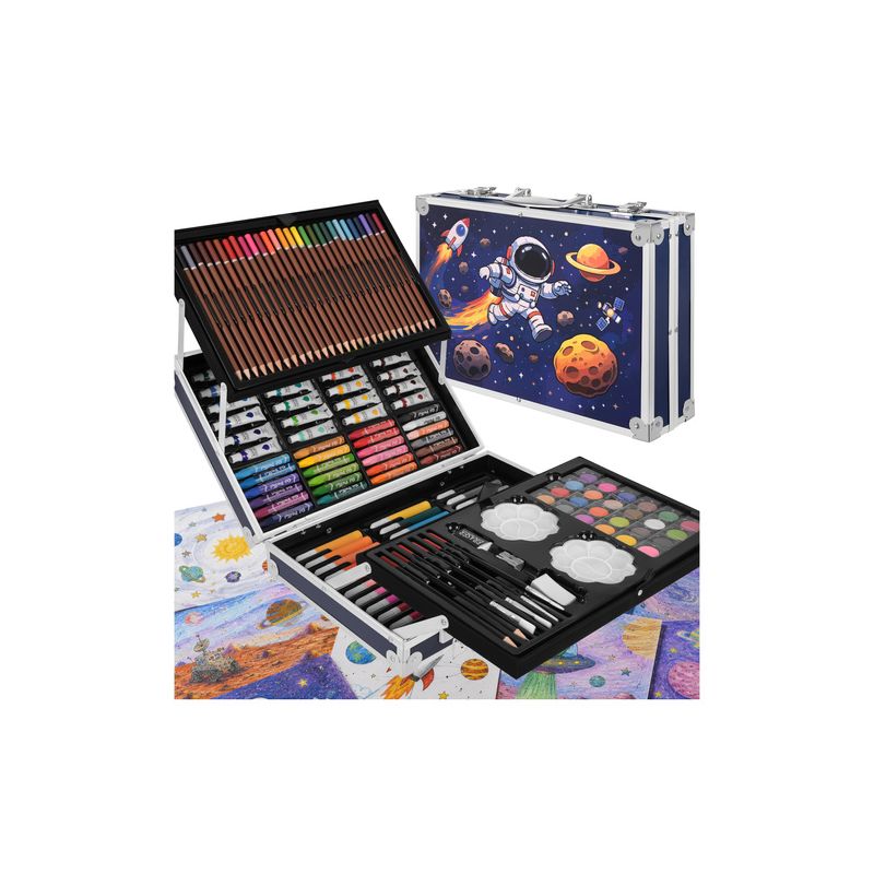 Set de Pintura Infantil Astronauta Maaleo - 145 Piezas
