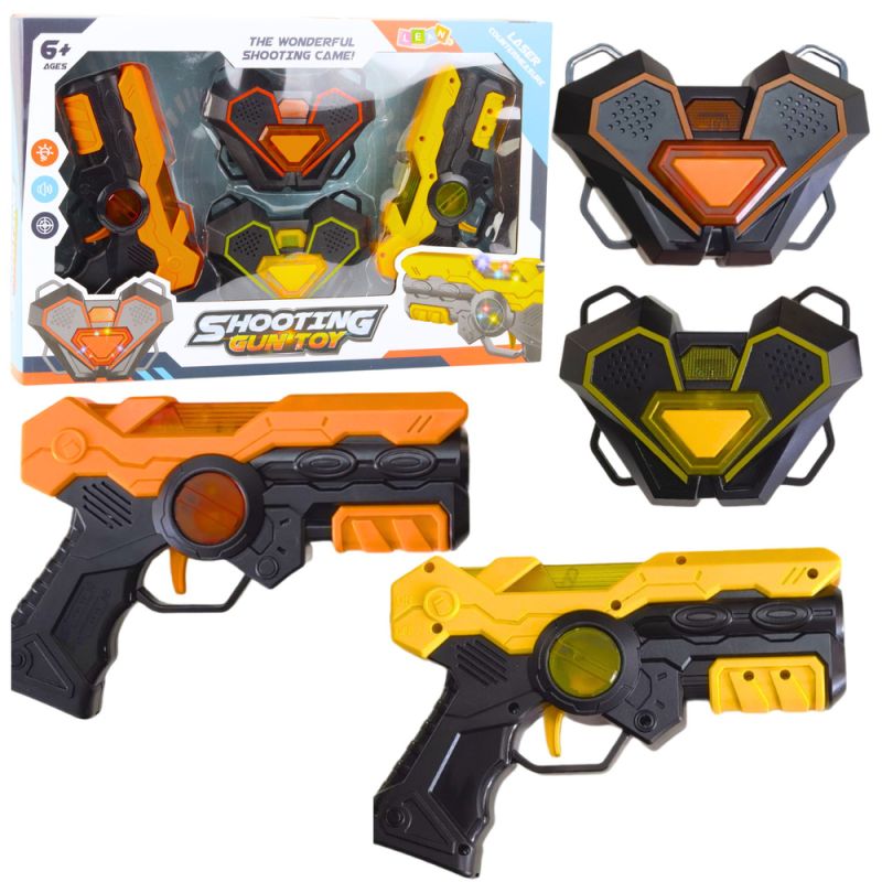 Pistolas de Paintball Láser con Blanco Interactivo