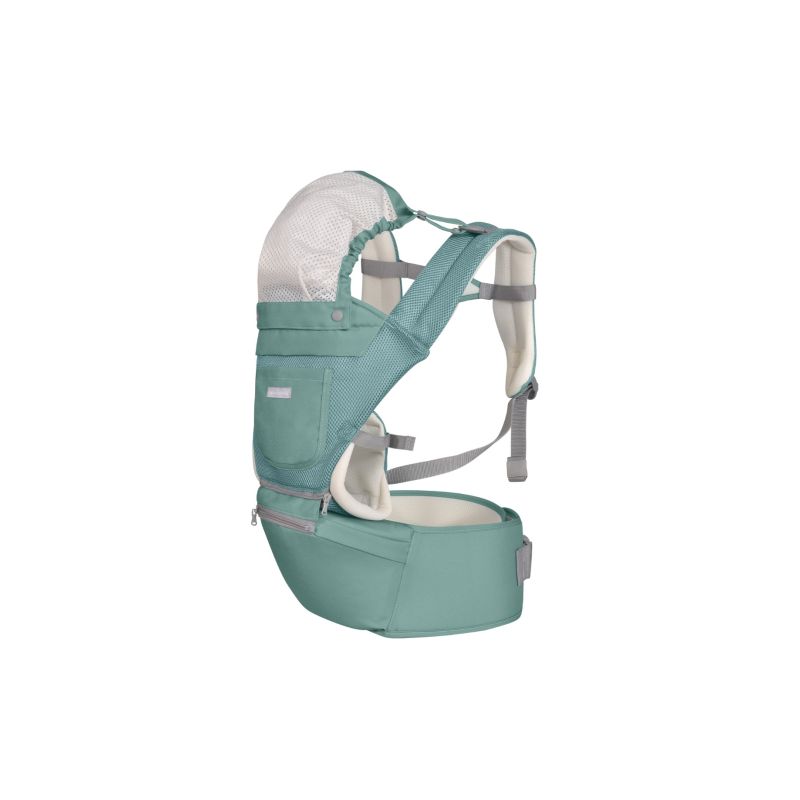 Portabebés 3en1 Chloe Mesh Menta Kikkaboo - Versatilidad y Comodidad