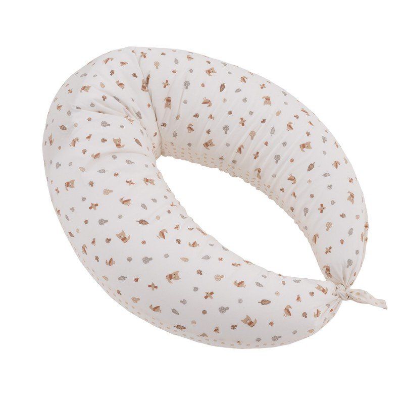 Cojin De Lactancia Luna 80x185x16 Cm Senda Beige - Cambrass