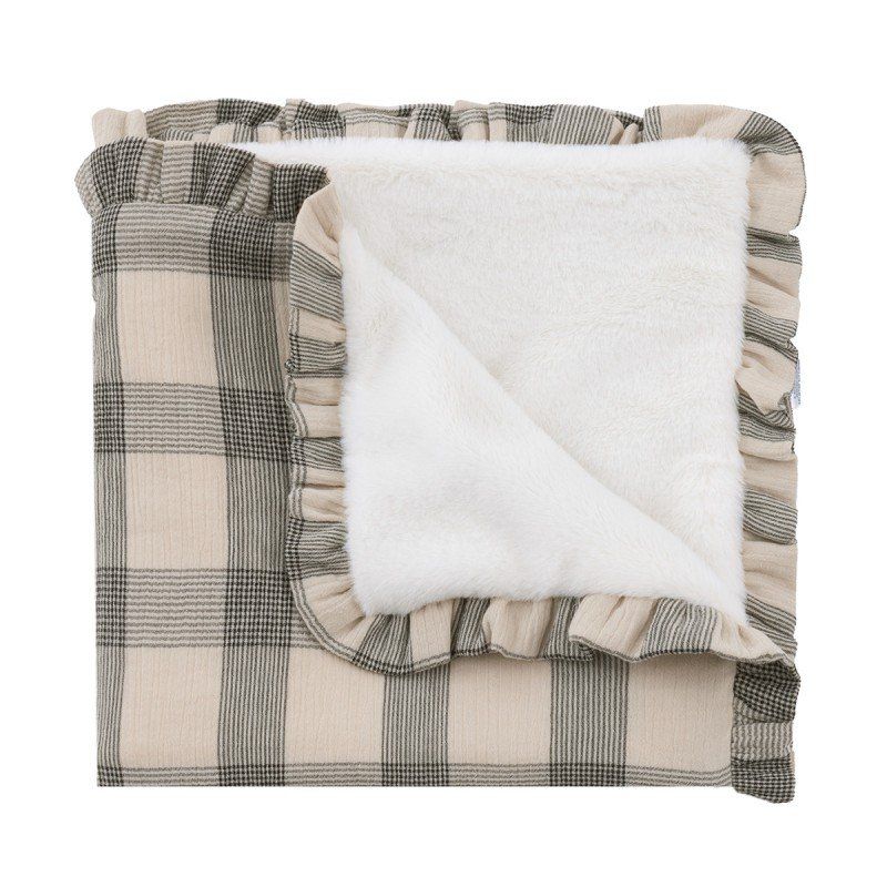Manta Reversible 65x65x1 Cm Chelsa Rice - Cambrass