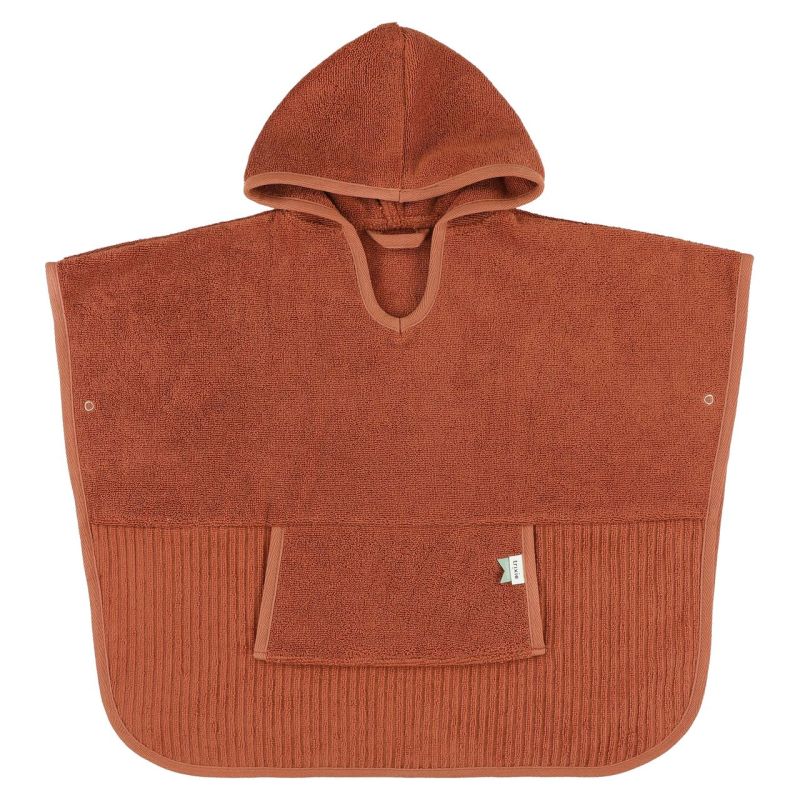 Poncho Hush Rust Trixie para Bebés - Suave y Absorbente