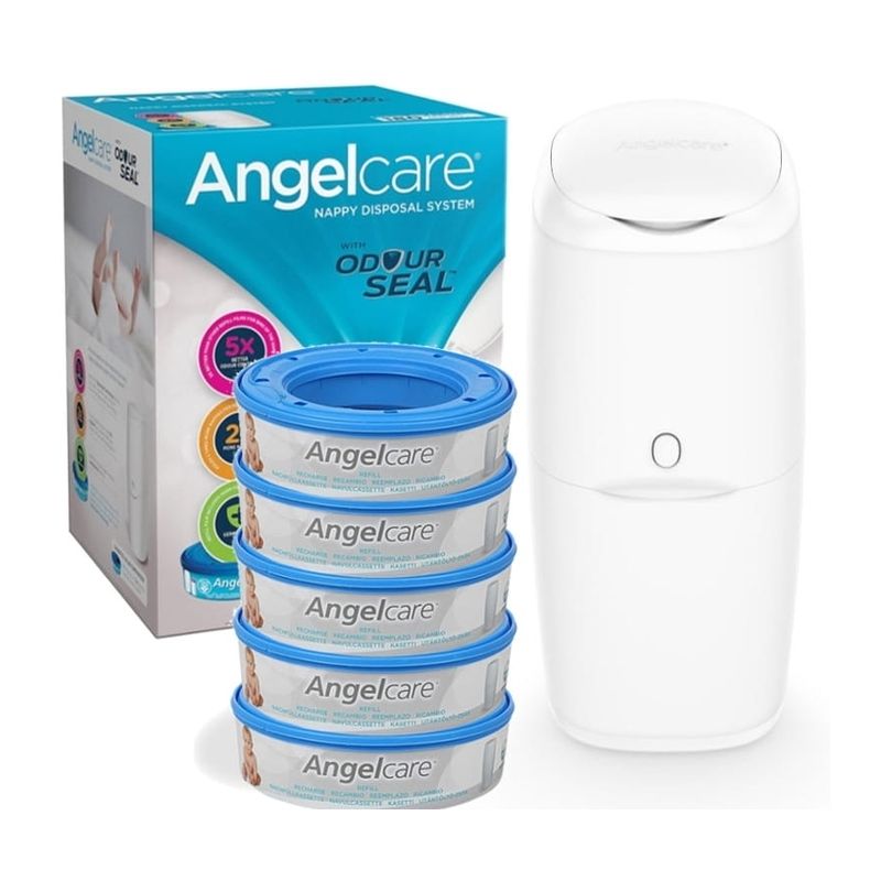 Recargas de Pañales Angelcare - Contenedor y 6 Recargas