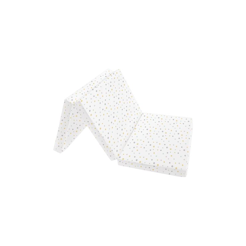 Colchón Plegable Kikkaboo 60x120 cm Dots Grey para Bebés