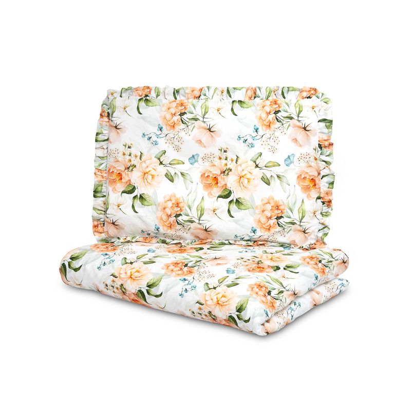 Juego funda nórdica y almohada Sensillo Peony 100x135 cm