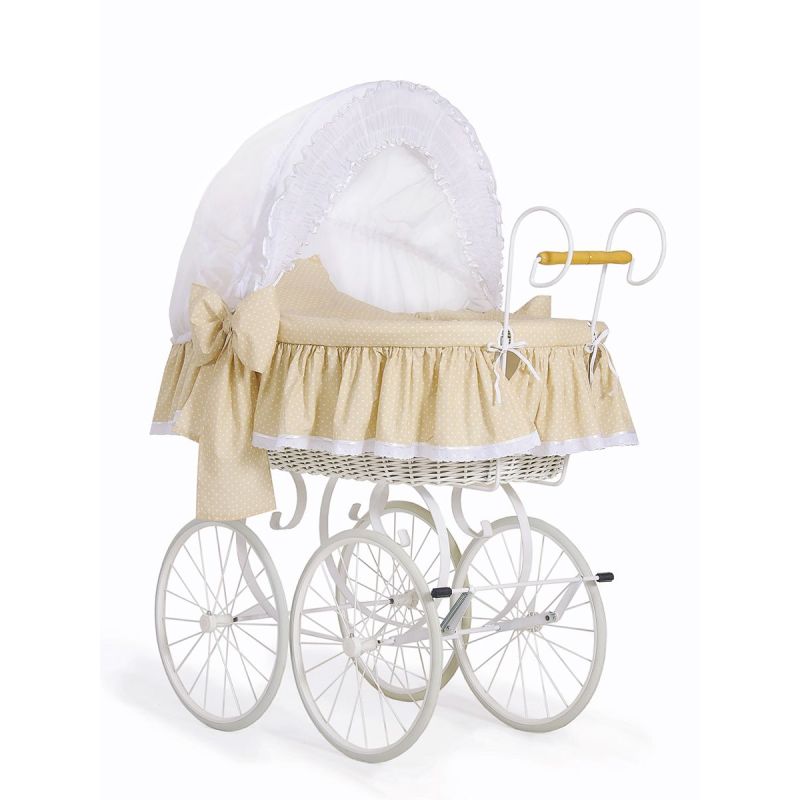 Moisés My Sweet Baby Christine en color blanco y beige