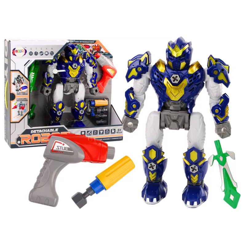 Robot de Atornillar con Luz y Sonido Color Azul Marino