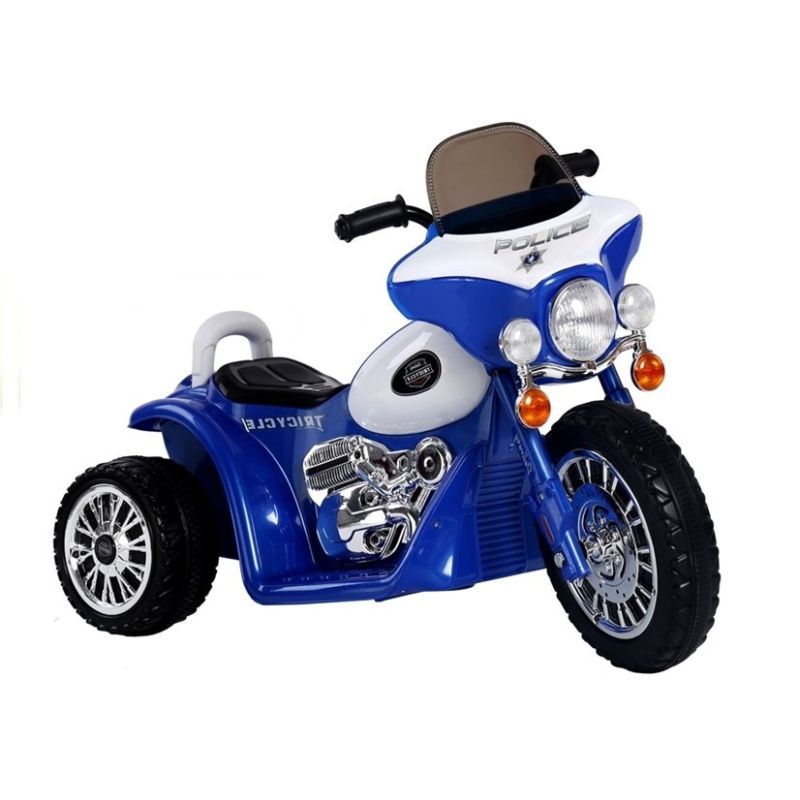 Moto Eléctrica Infantil Azul JT568 con Luces y Música