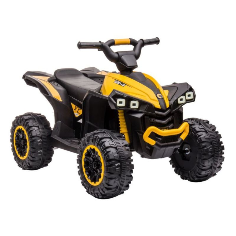 Quad Eléctrico Infantil HL568 Amarillo con Control Remoto