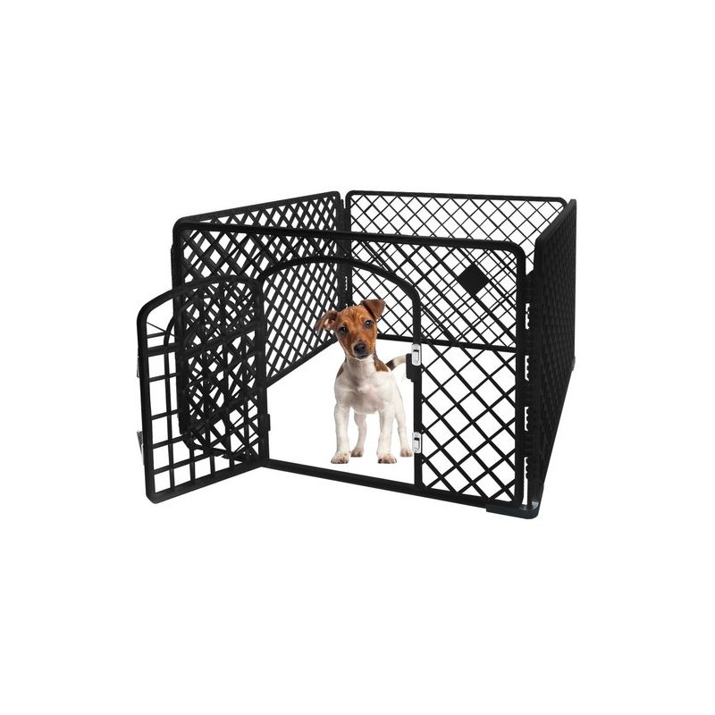Parcela para Mascotas Purlov 90x90x60 cm - Seguridad y Comodidad