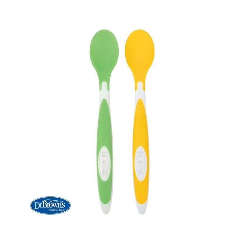 Cucharas Flexibles para Bebé Dr brown`s - Pack de 2