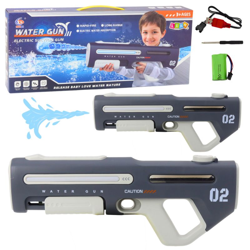 Rifle de Agua Eléctrico Automático Gris 42cm