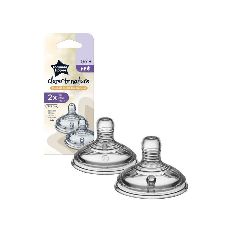 Biberones Tommee Tippee Closer to Nature Tetina Flujo Lento 2Pk
