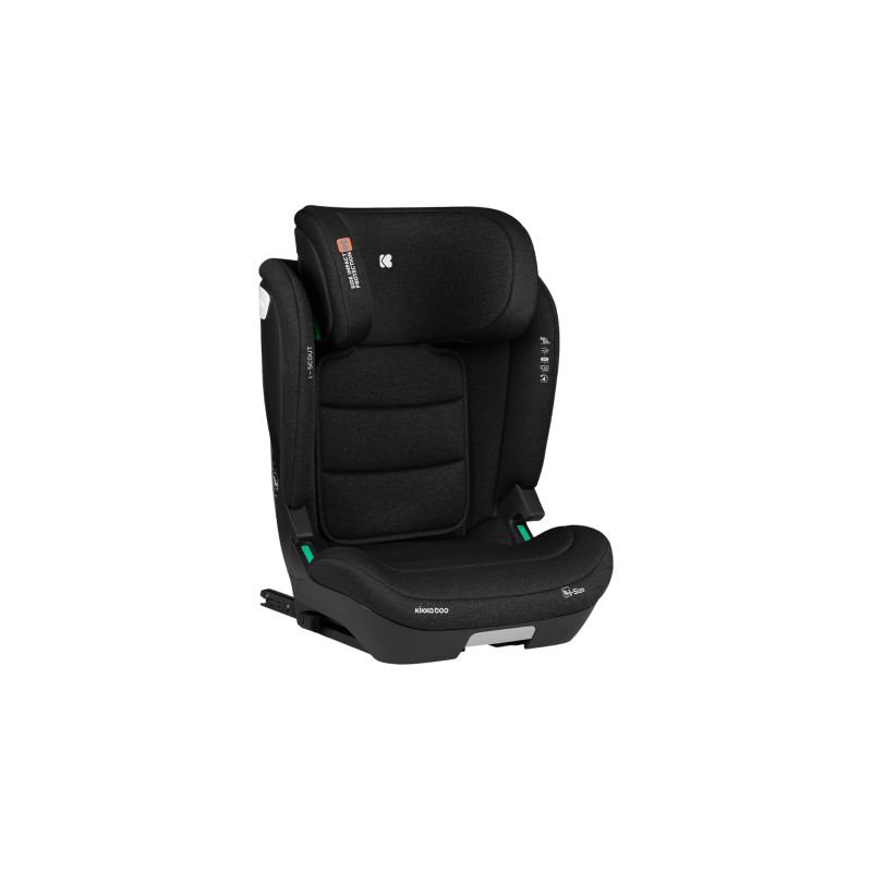 Silla de coche Kikkaboo i-Scout i-SIZE Negro para 100-150 cm