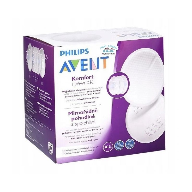 Discos de Lactancia Philips Avent SCF254/61 - 60 Piezas