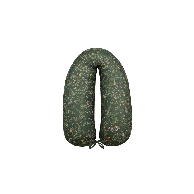 Almohada de embarazo Kikkaboo Secret Garden Verde - Multifuncional