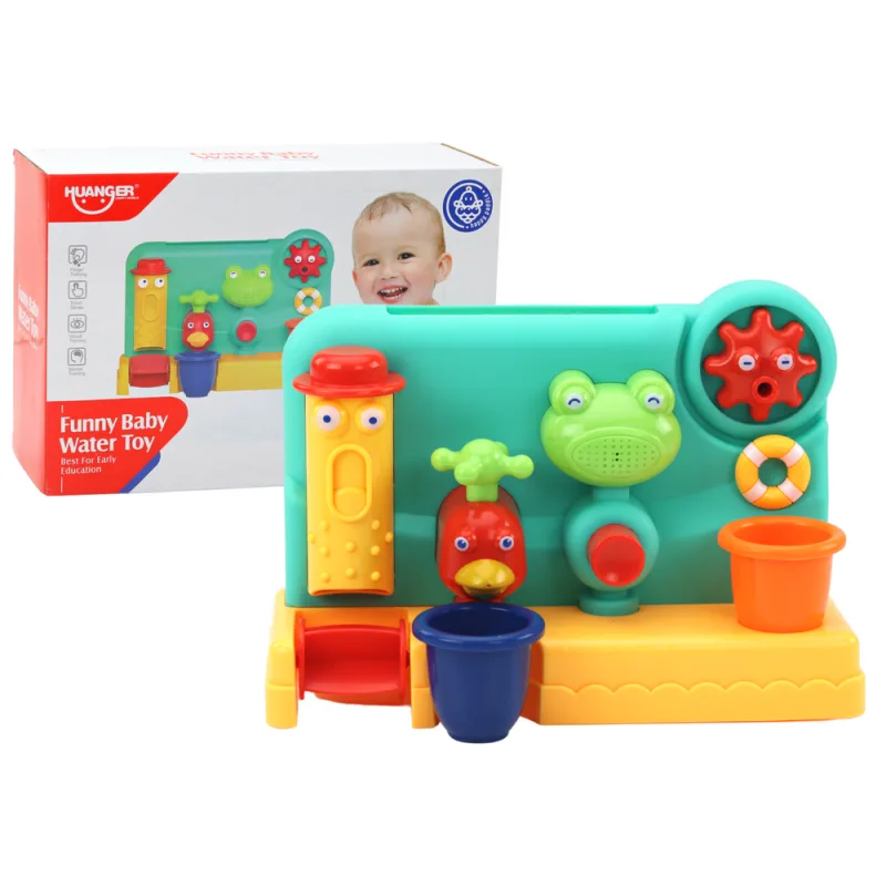 Grifo de Juguete para Baño con Rana y Efectos de Agua