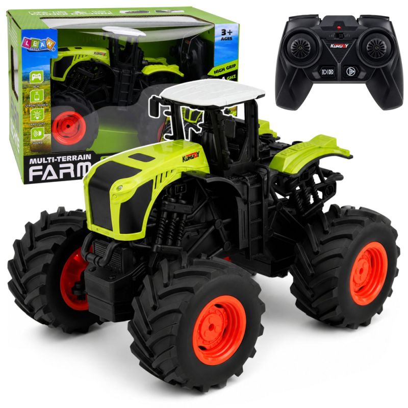 Tractor todoterreno teledirigido con luces y sonidos 1:16