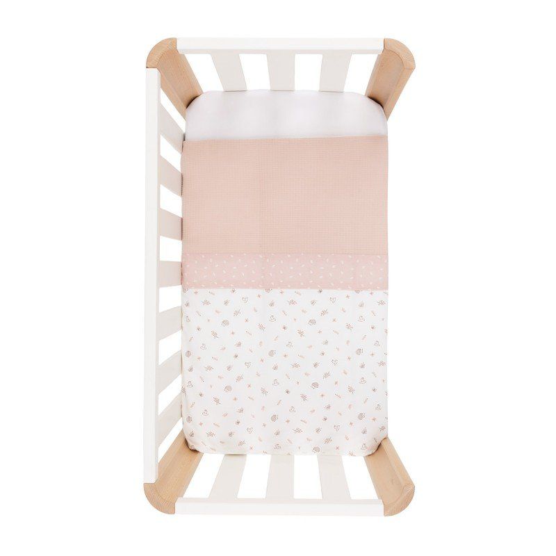 Funda Nordica Minicuna 70x77x1 Cm Calma Rosa - Cambrass