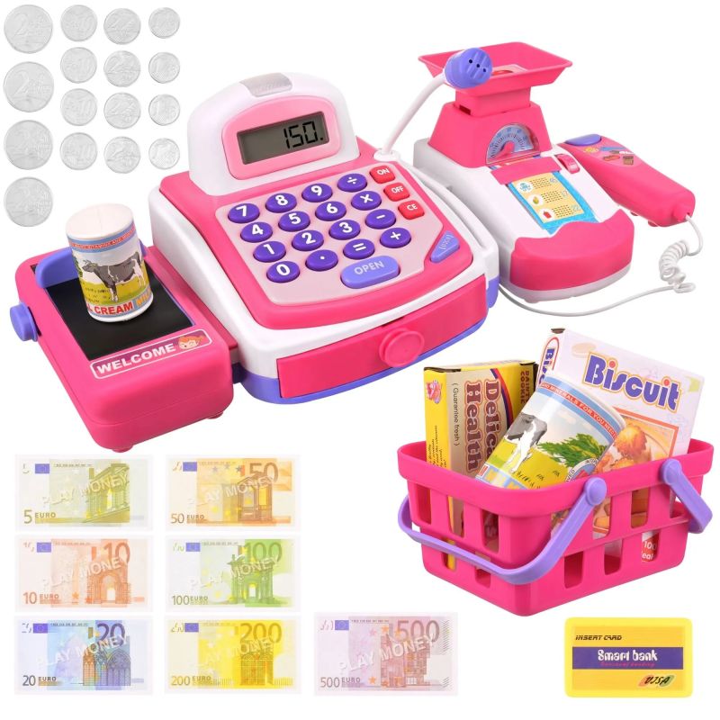 Caja Registradora de Juguete Rosa – Shopmami