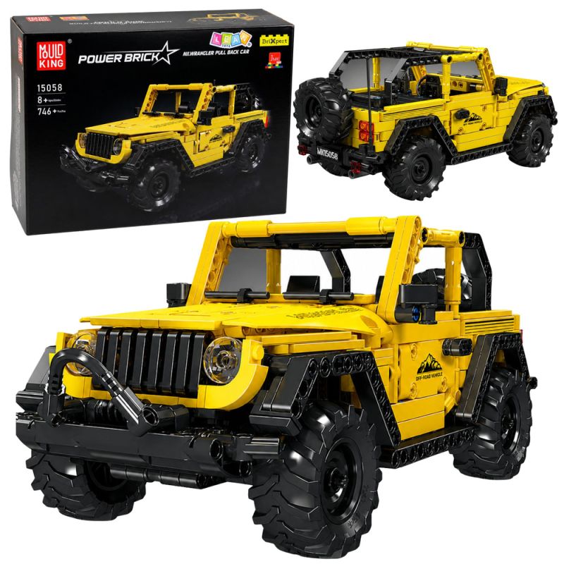 Set de Construcción Vehículo Off-Road Wrangler Amarillo 746 pcs