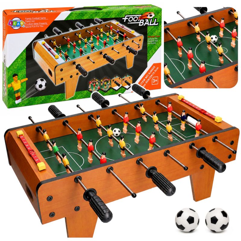 Futbolín de Mesa Mini de Madera para Niños y Adultos