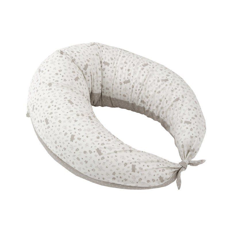 Cojin De Lactancia Luna 80x185x16 Cm Abete Beige - Cambrass