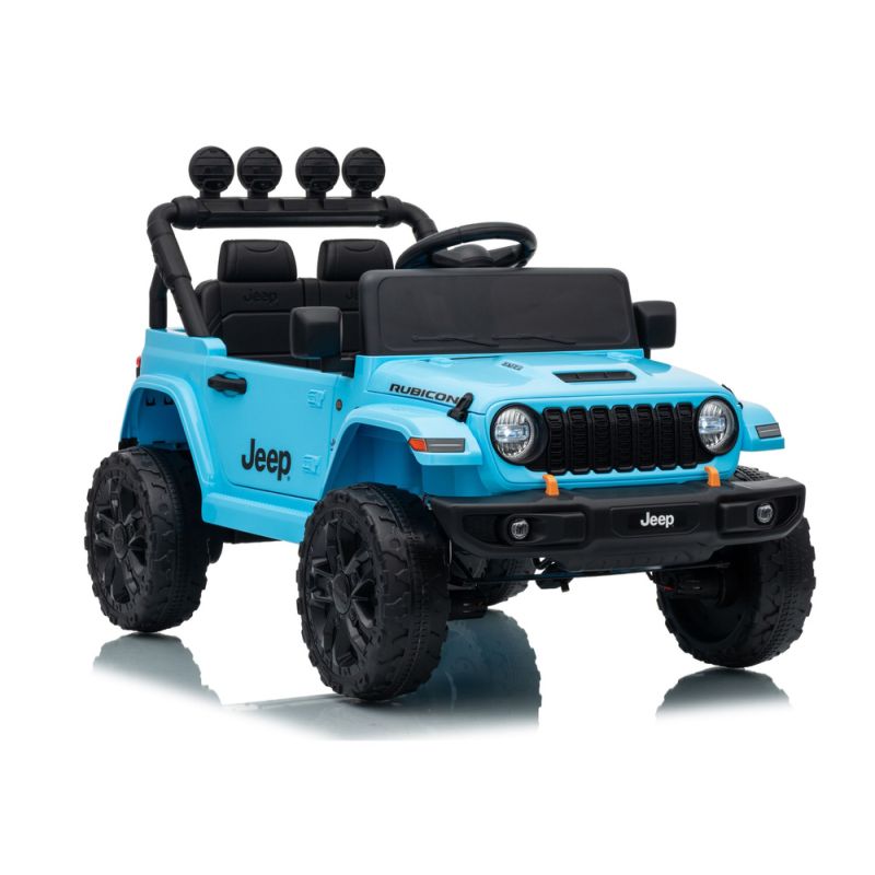 Jeep Rubicon DK-JWR558 Vehículo Eléctrico Azul Claro