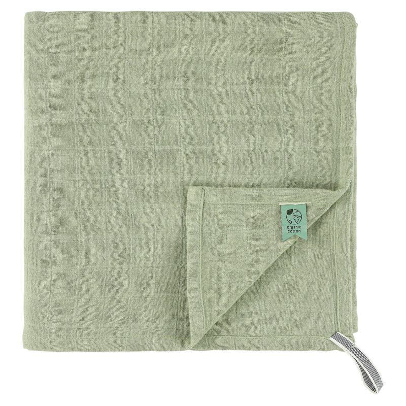 Toalla Muselina Trixie Bliss Sage 110x110cm - 100% Algodón