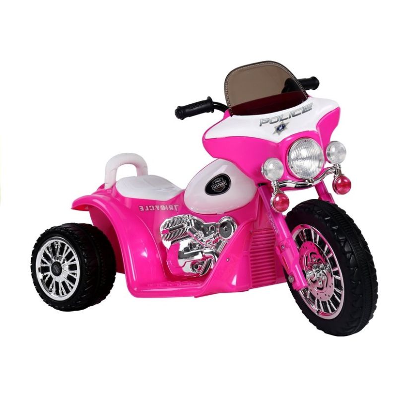 Moto Eléctrica Infantil Rosa JT568 con Luces