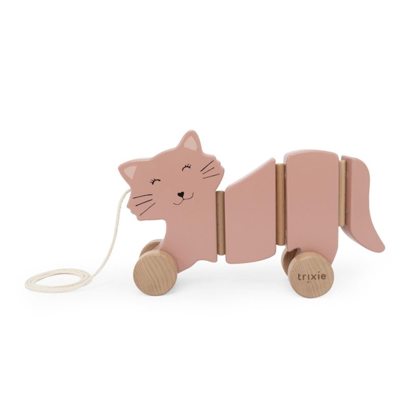 Juguete de madera para arrastrar Trixie - Mrs. Cat