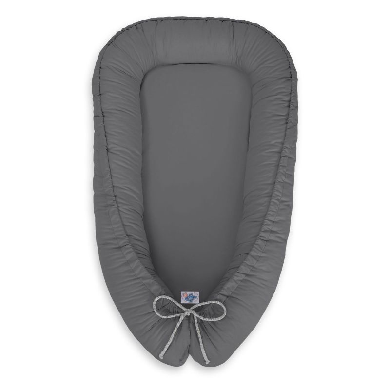 Cocoon doble cara premium para bebés My Sweet Baby - Antracita