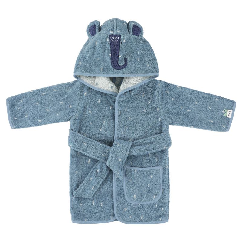Bata de baño Mrs. Elephant Trixie para bebés de 1-2 años