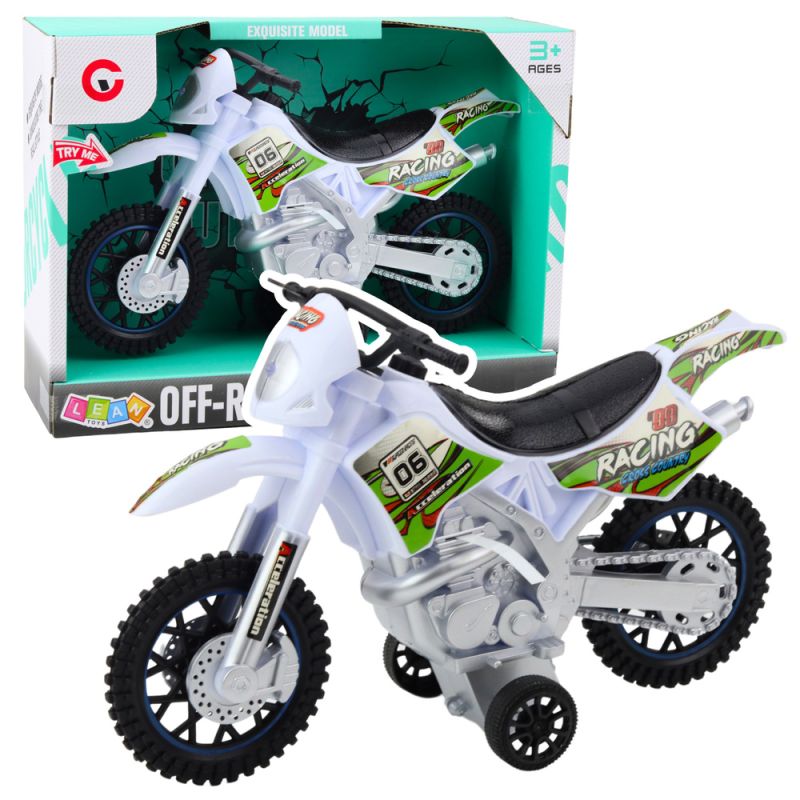 Motocicleta de Cross Off-Road con Luces y Sonidos